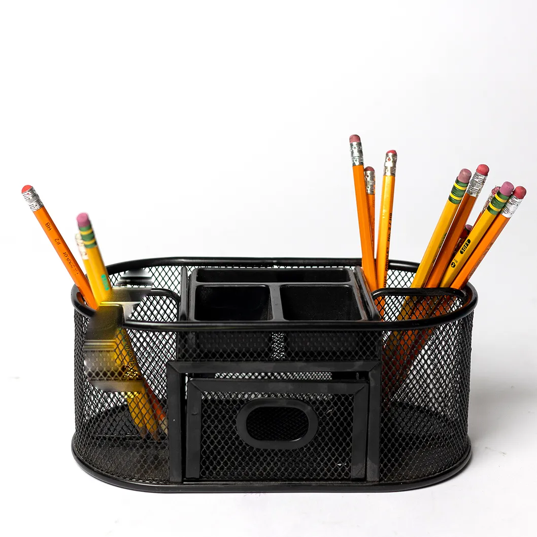 1990s Desktop Pencil Box Holder