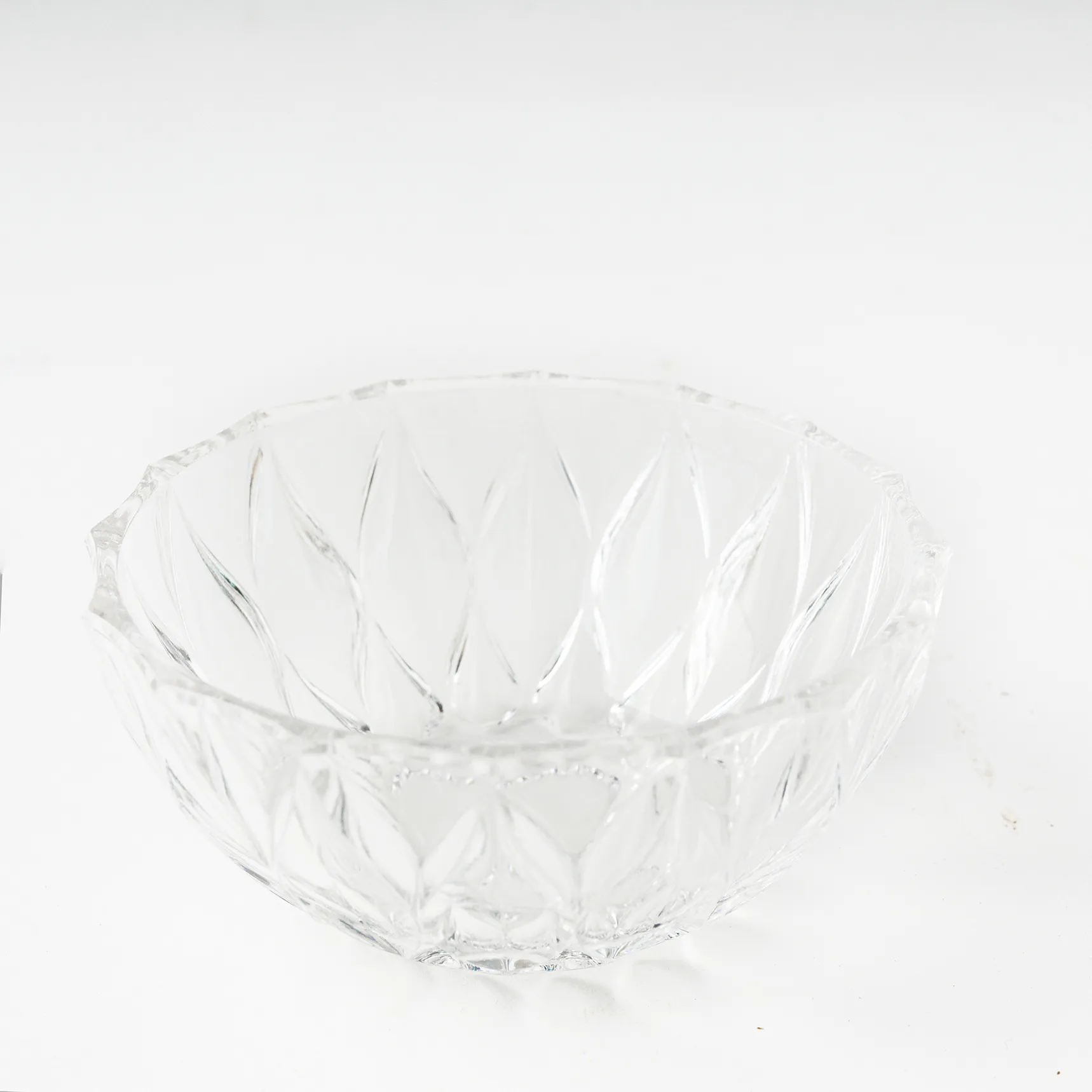 Cut Clear Glass Bowl Ramekin - 2" x 4"