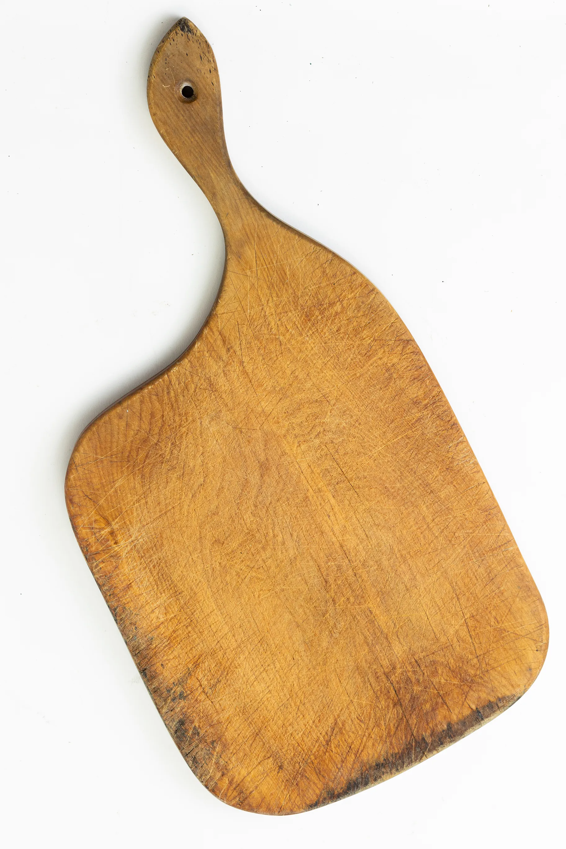 Cutting Board Odd Shape Natural Wood Aged
