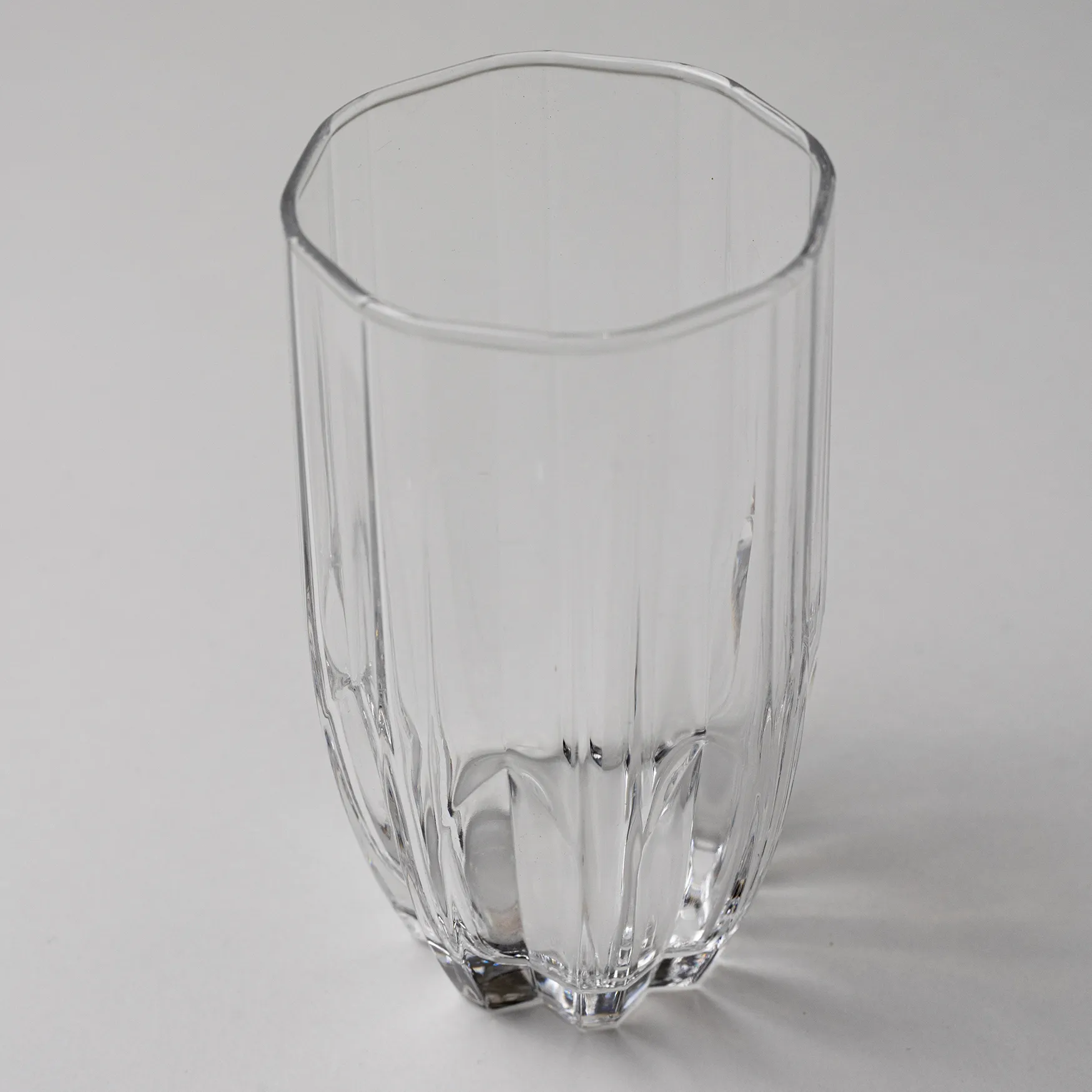 Glassware Octagon Base Juice Glass - 4.5" x 2.25"