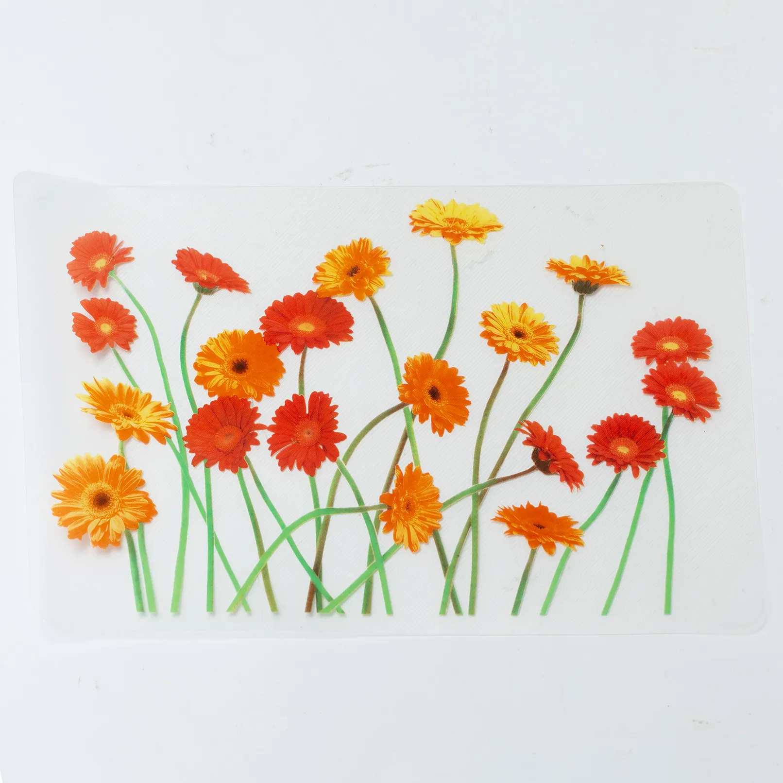 Clear Plastic Daisy Placemat