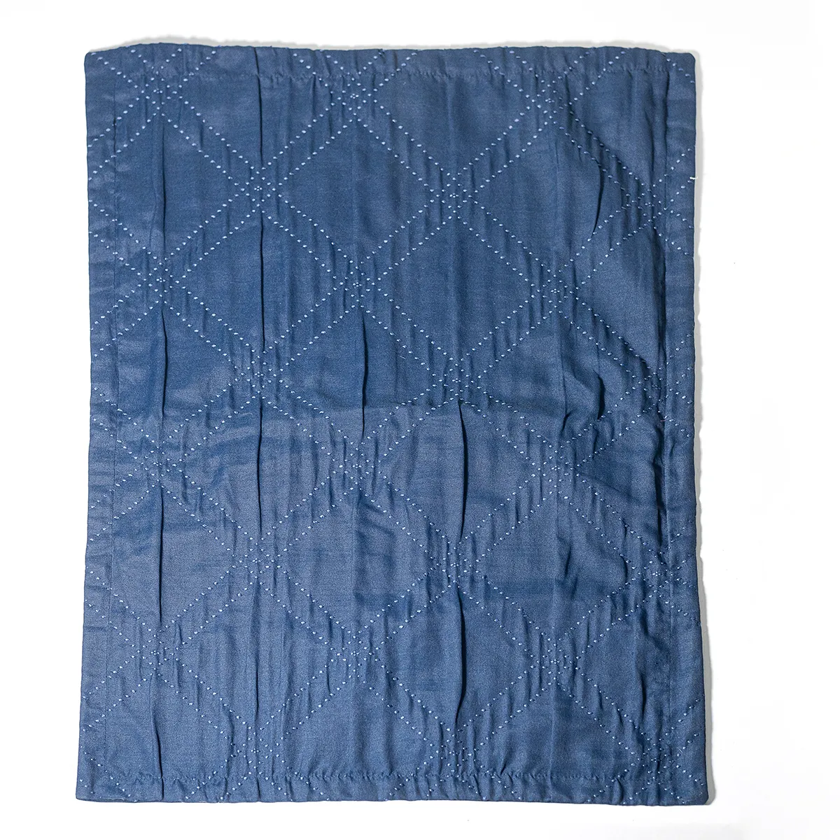 Navy Blue Standard Sized Pillow Shams, Covers, Cases, Bedding, Bedroom, Quilted Stitch Design
