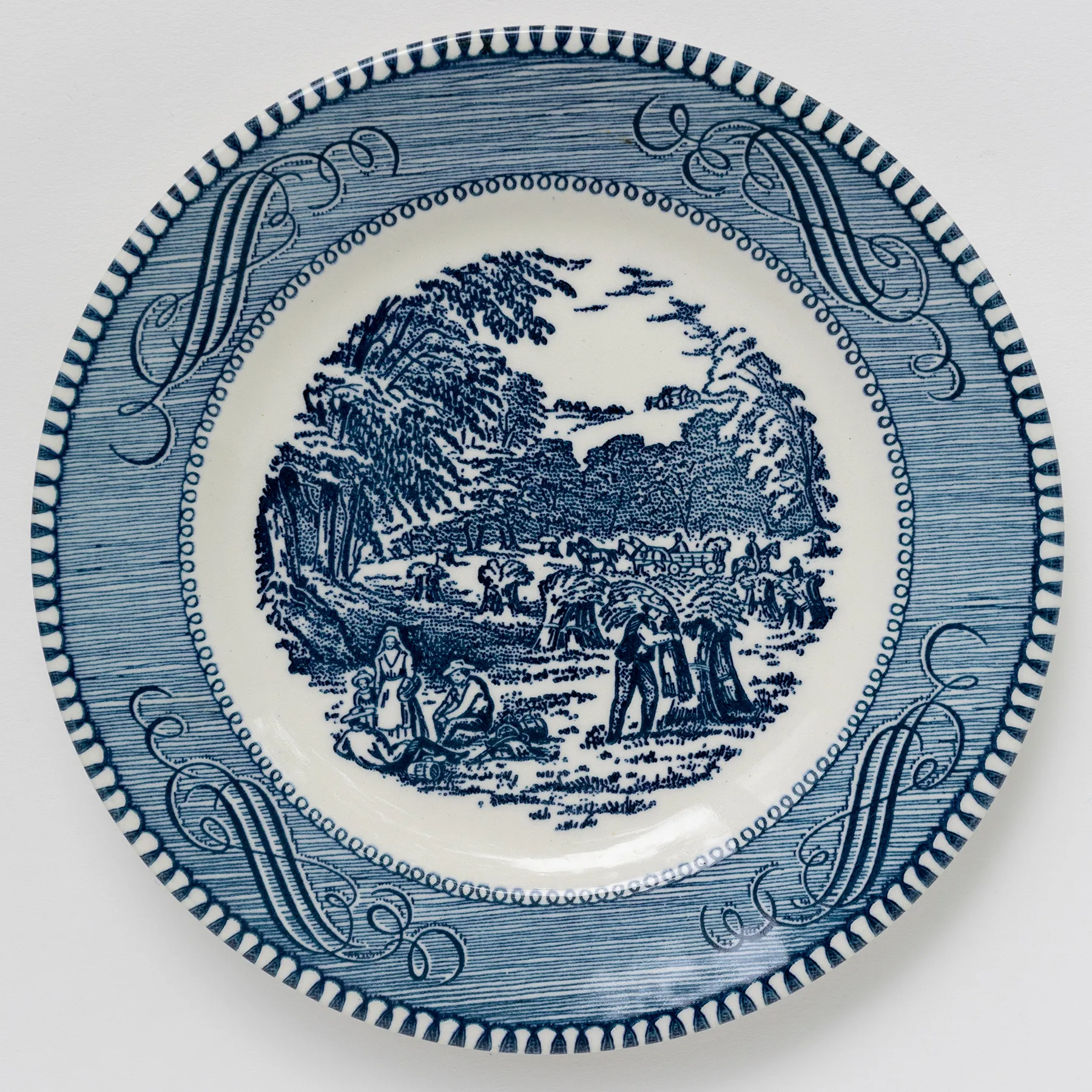 Currier Wheat Salad Plate 6.5" diameter x .75"