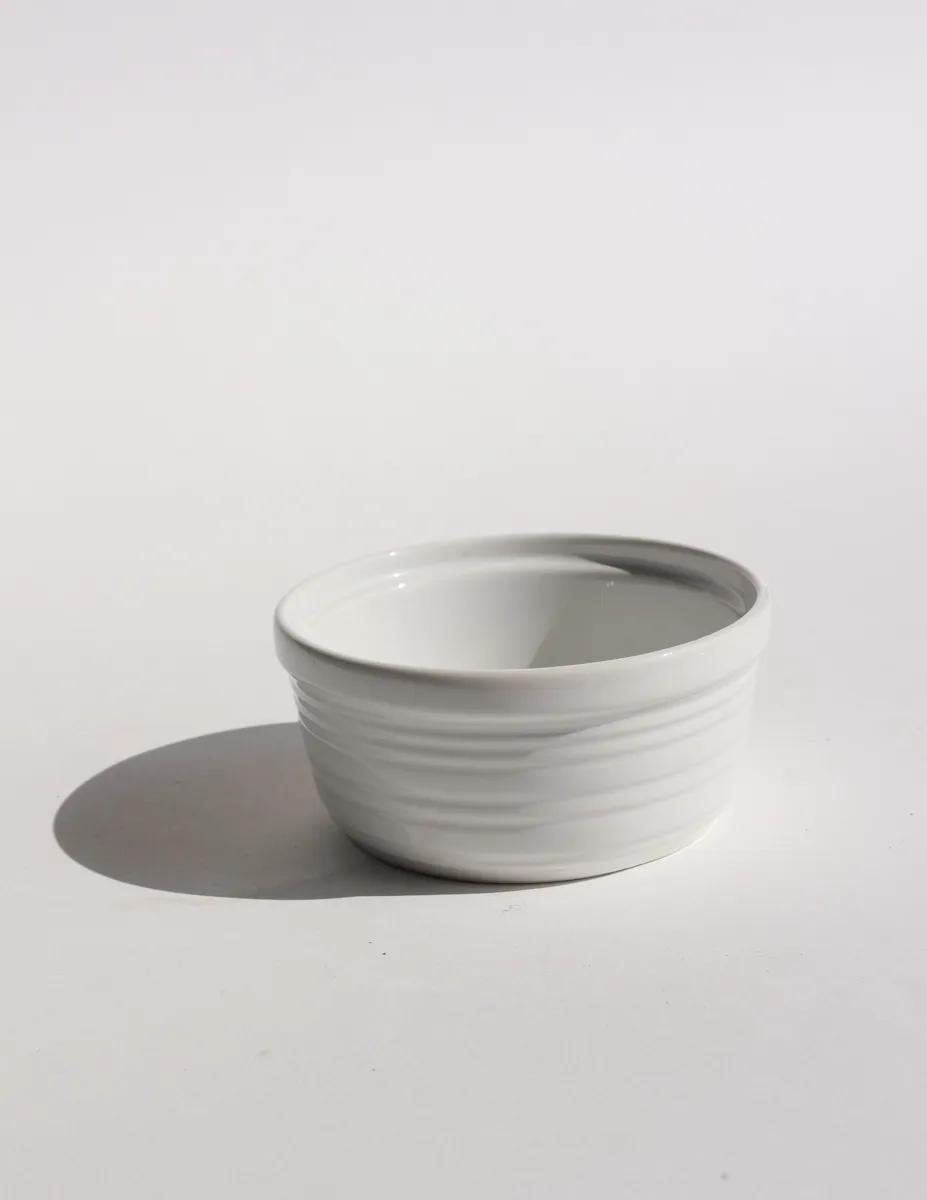 Oven Safe Ramekins for Crème Brûlée, Souffle, Custard | Made from Fine Porcelain