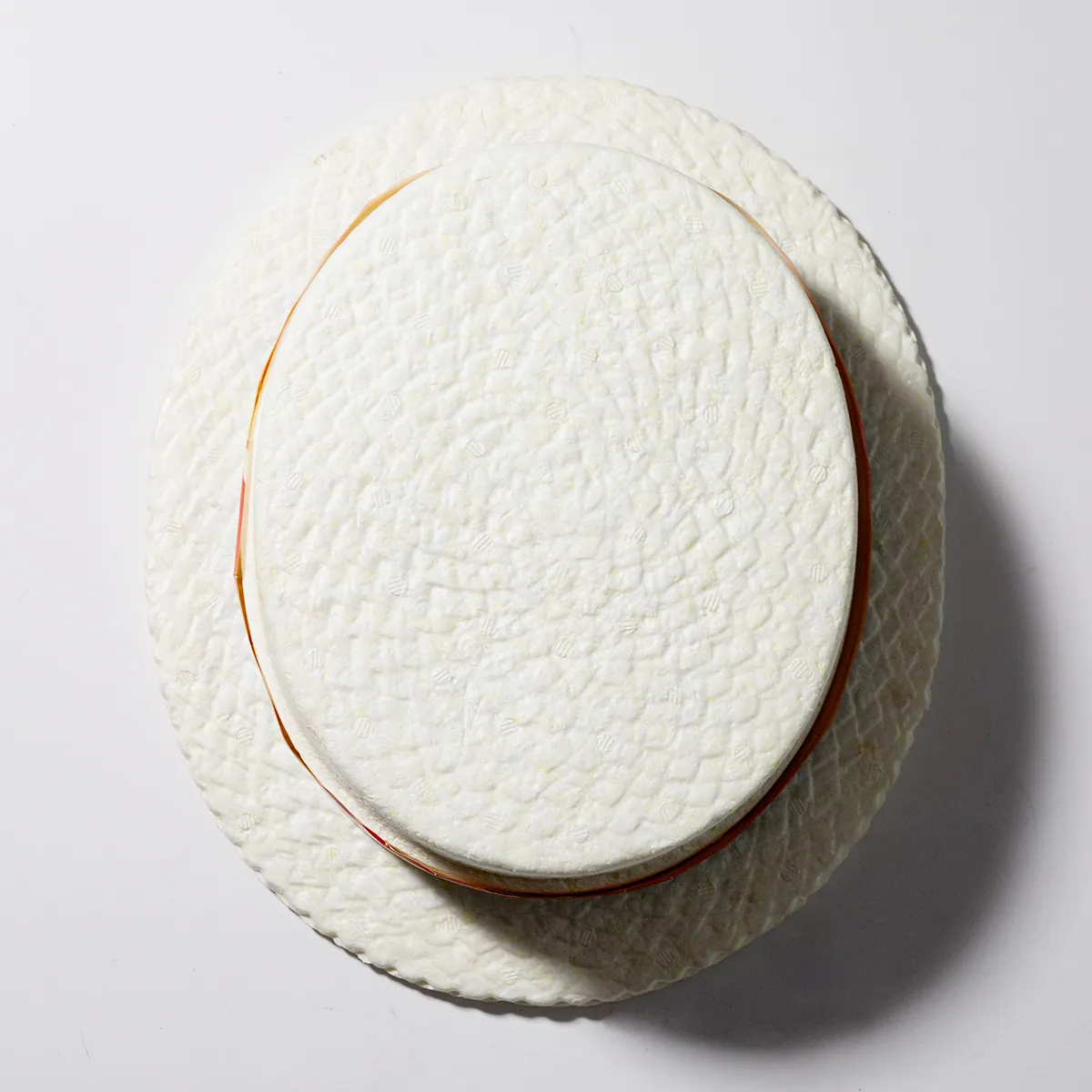 Vintage Election Foam Hat Red White Blue paper Band