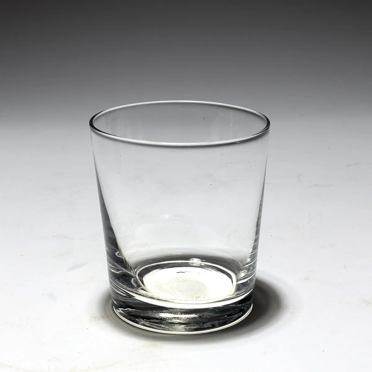 Crystal D'Arques 'Belair' Whiskey Glass Thick, Scotch, Double Old Fashioned Glass with slightly fluted sides - 3.75" x 3.25"