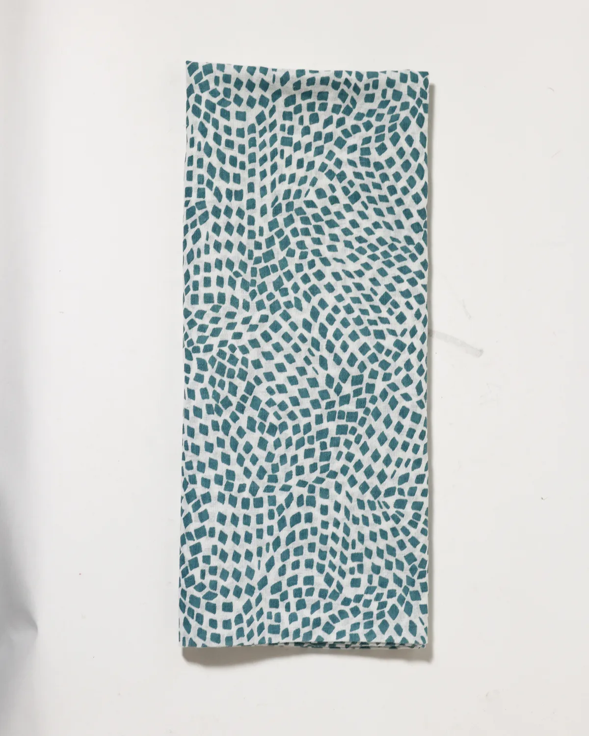 Teal Mosaic Geometric Print Bedding, Sheets, Pillowcase