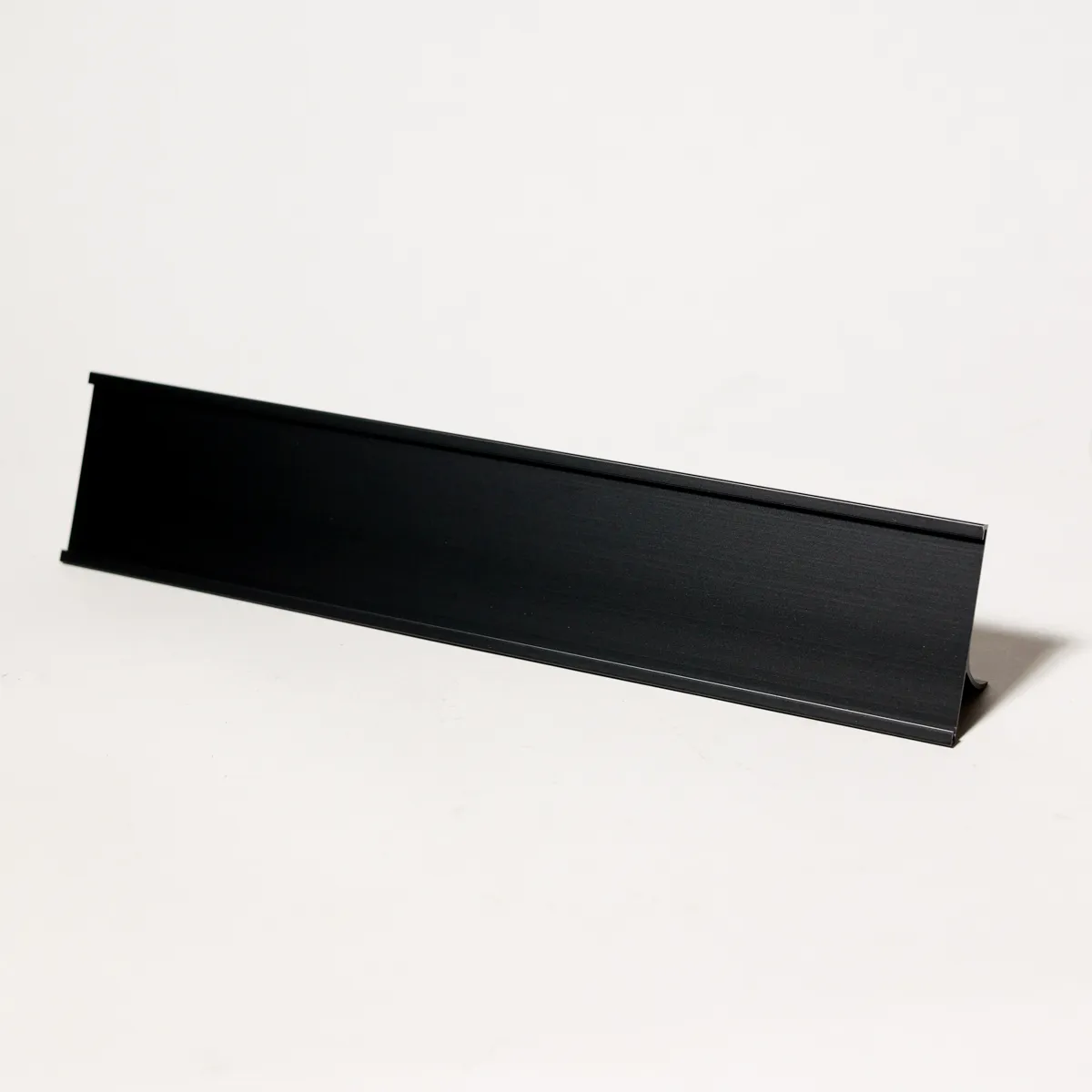Modern Black Acrylic Desk Nameplate Holder Office