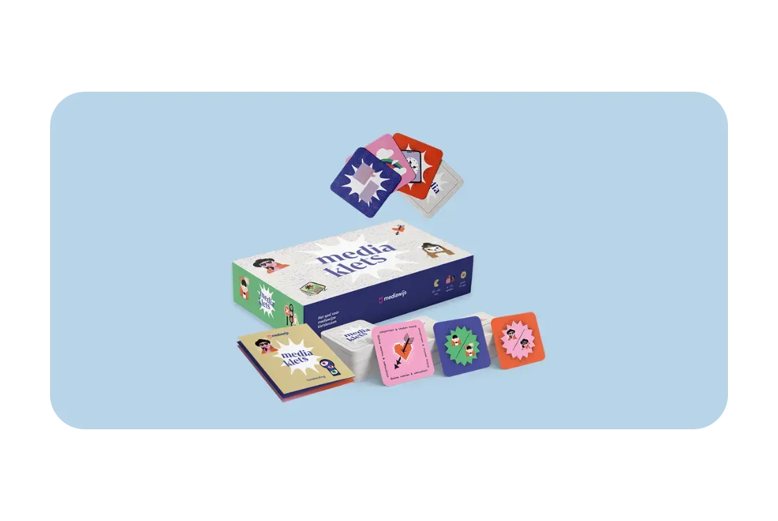 Mediawijs spel Mediaklets