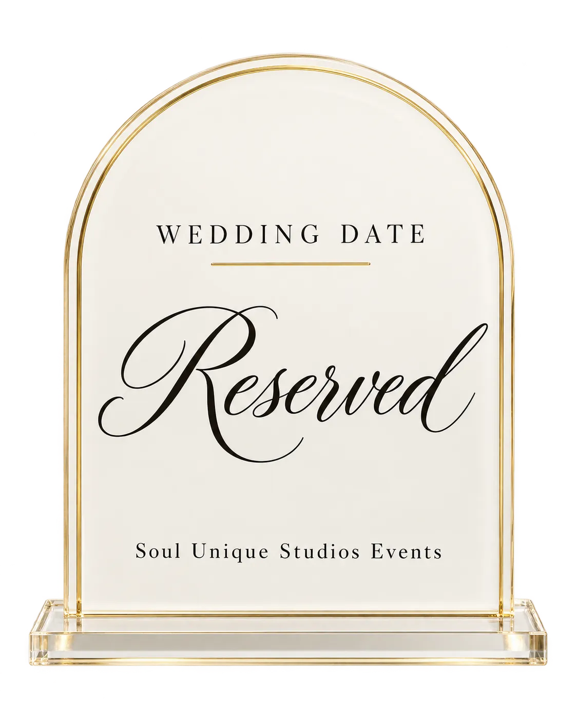 Reserved Wedding Sept. 25