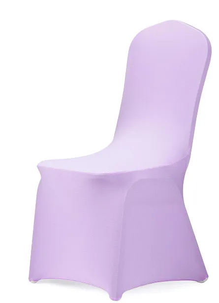Light Purple Spandex Linen Folding Chairs 