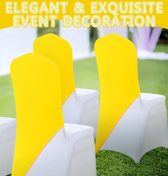 Yellow Spandex Sash Linen