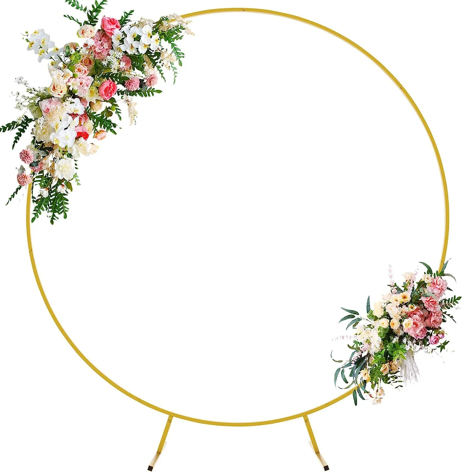 Gold Round Backdrop Stand