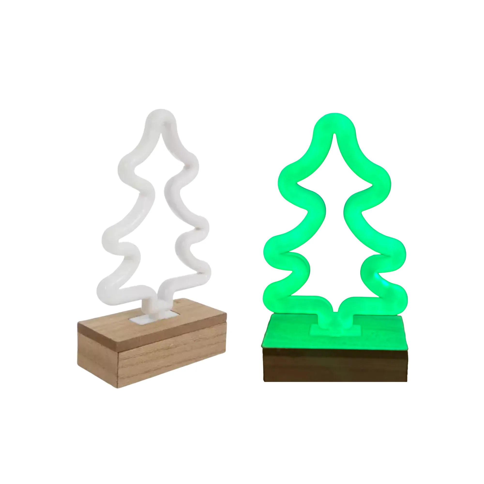 Green Tree Shaped LED Light