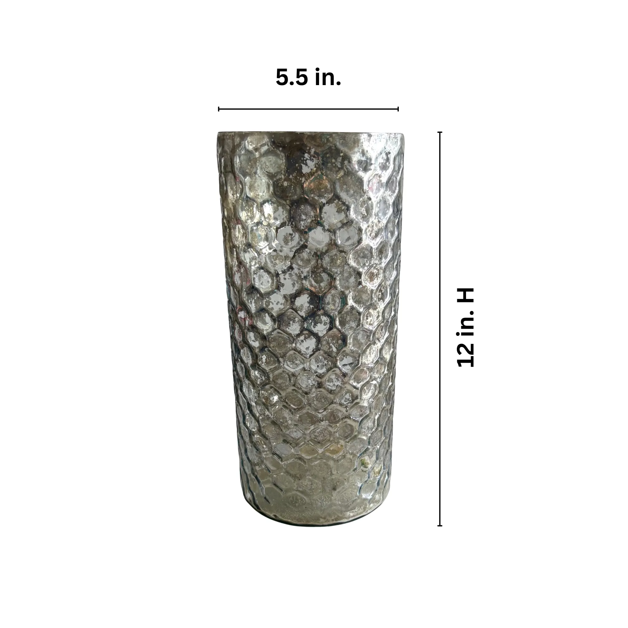 Metallic Glass Vases