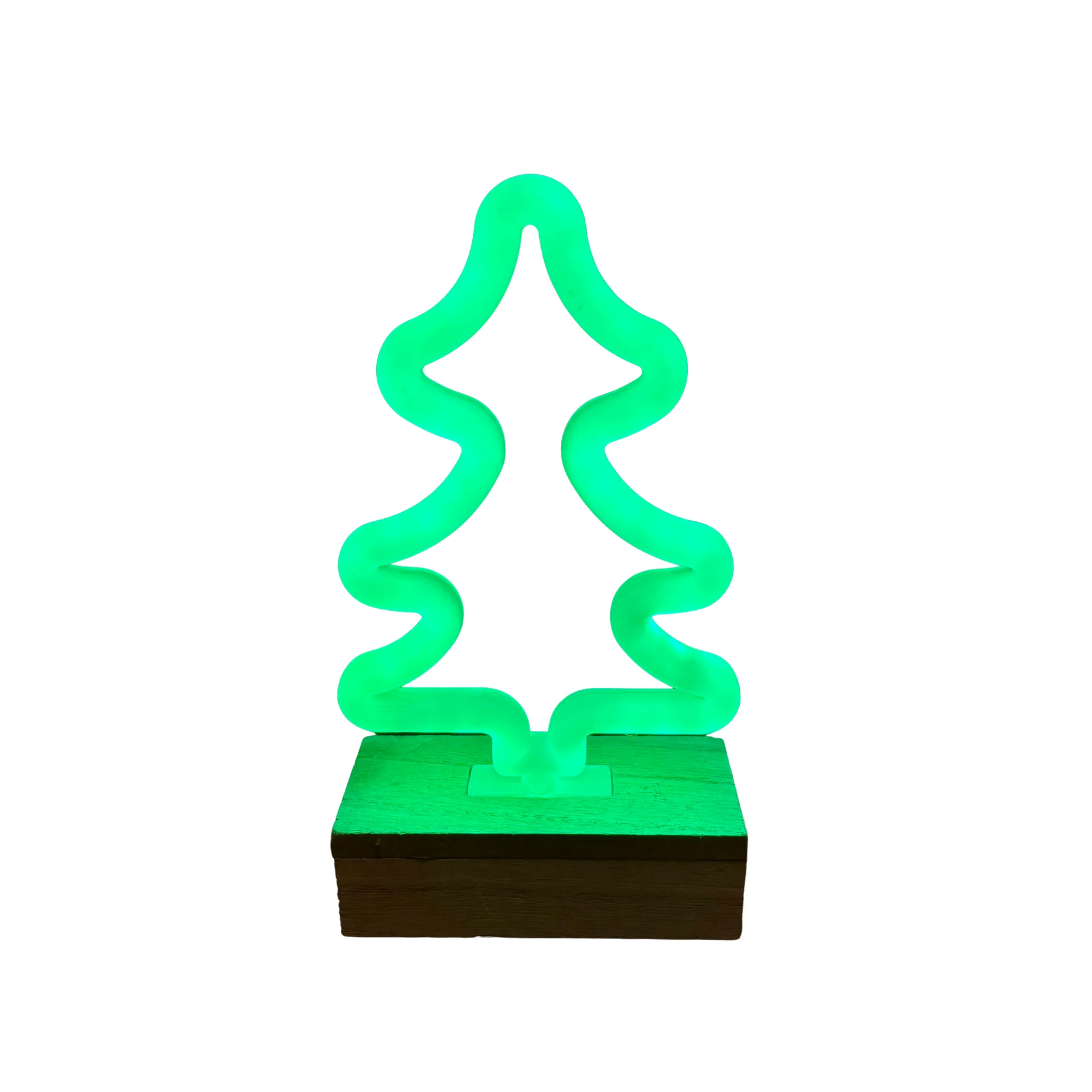 Green Tree Shaped LED Light