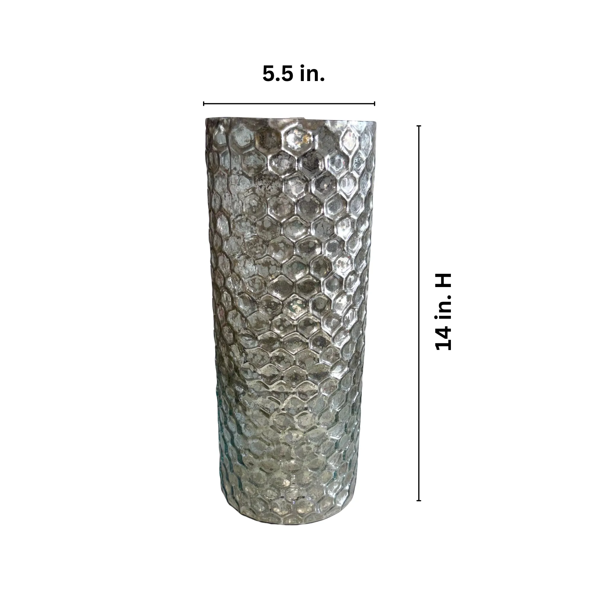 Metallic Glass Vases
