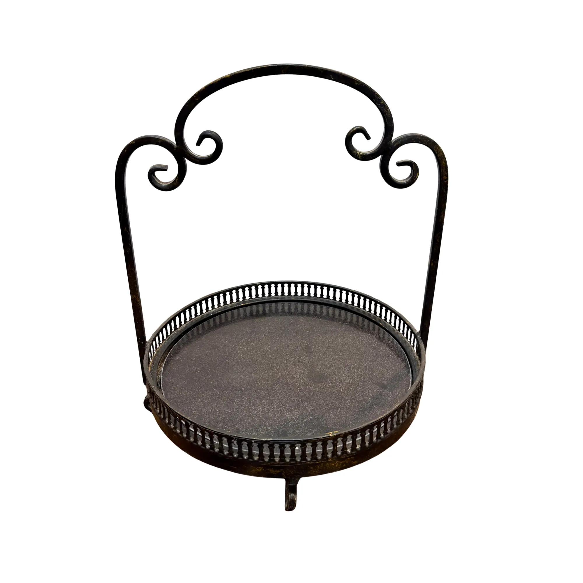 Black Metal Cake Stand
