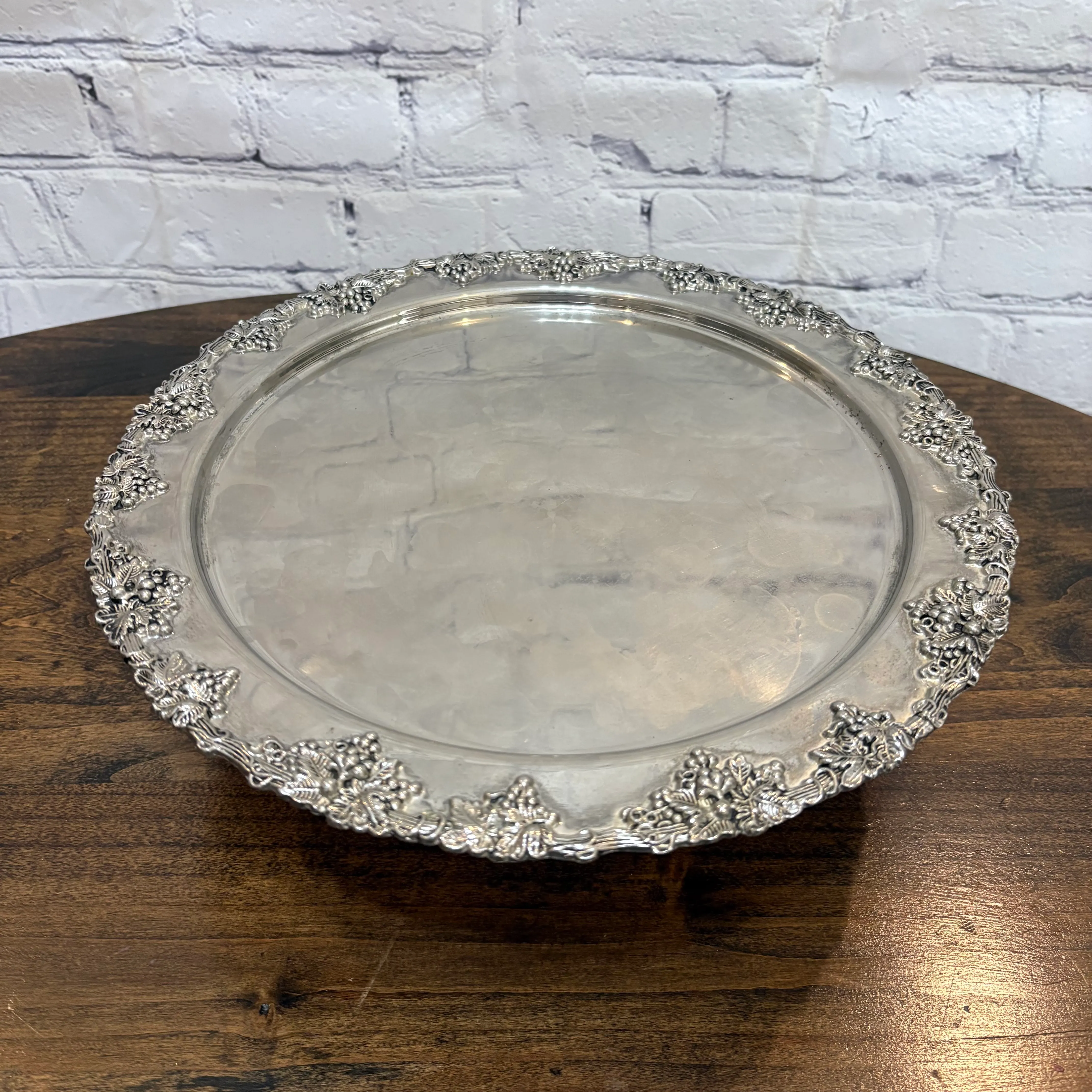 Silver 9 Inch Cake Stand