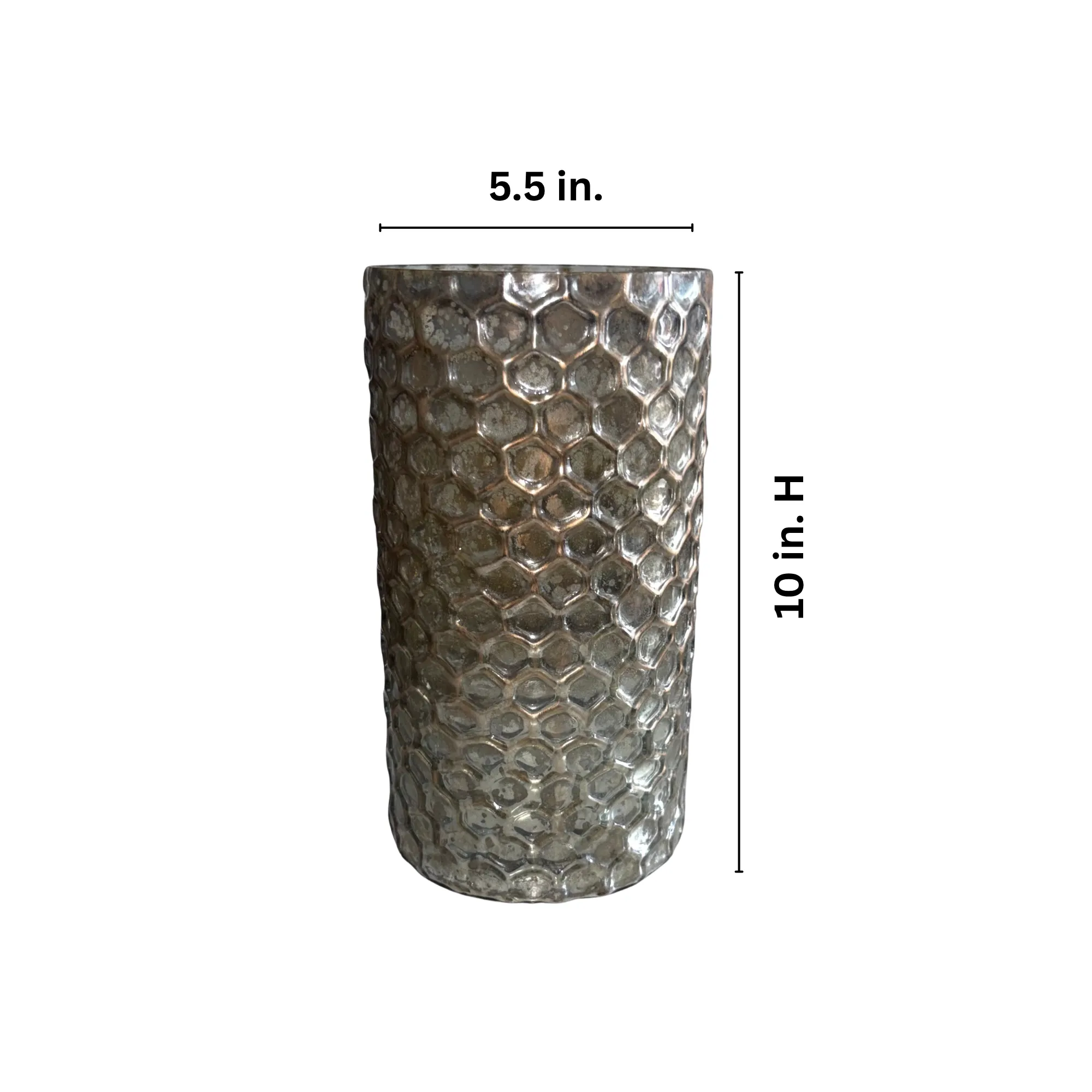 Metallic Glass Vases