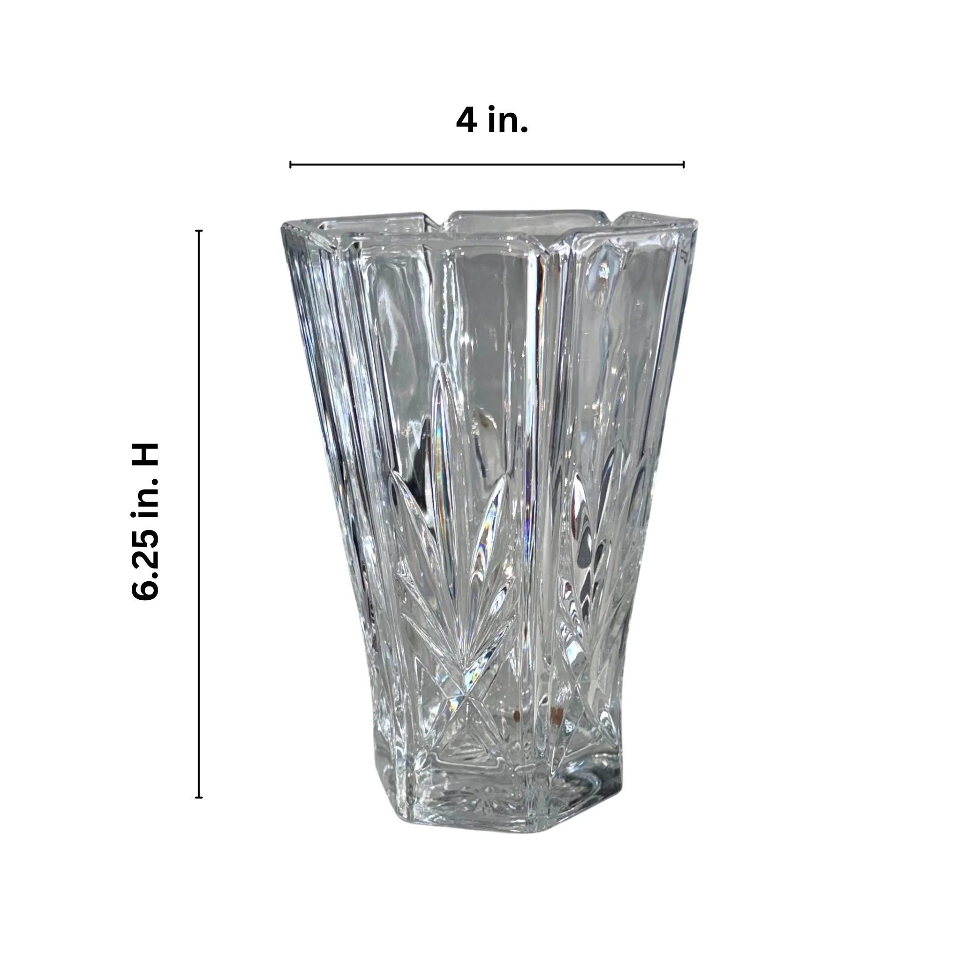 Crystal Vase 6.25 Inch