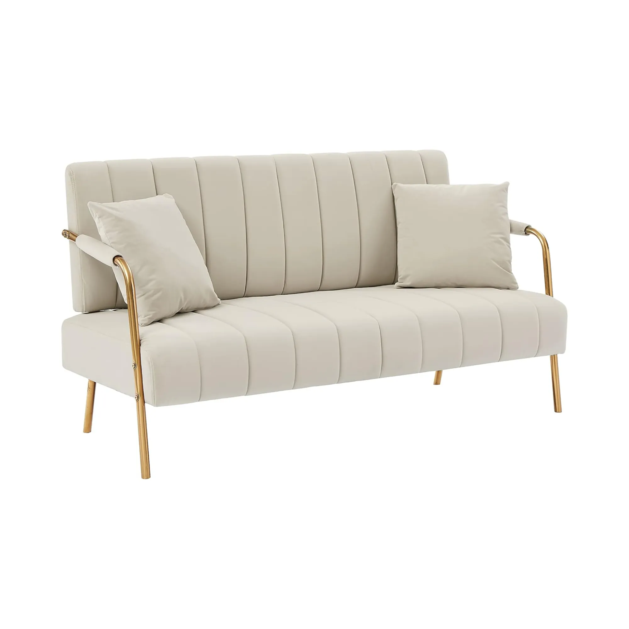 Upholstered Velvet Loveseat