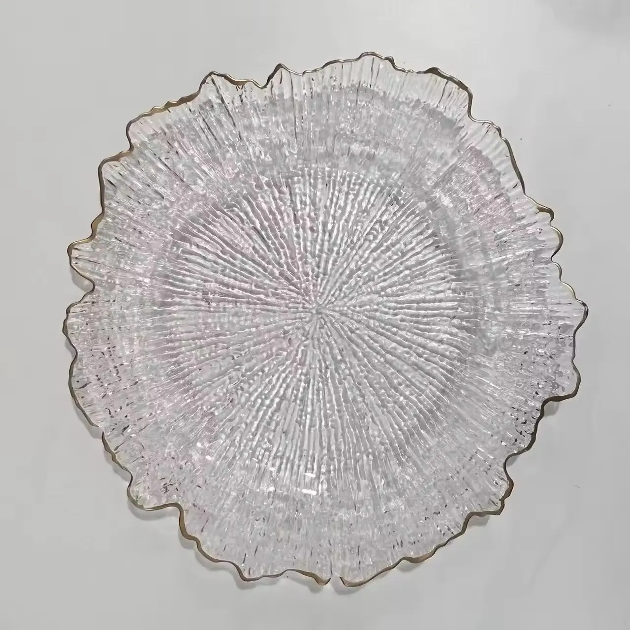 Gold Rim Charger Plate