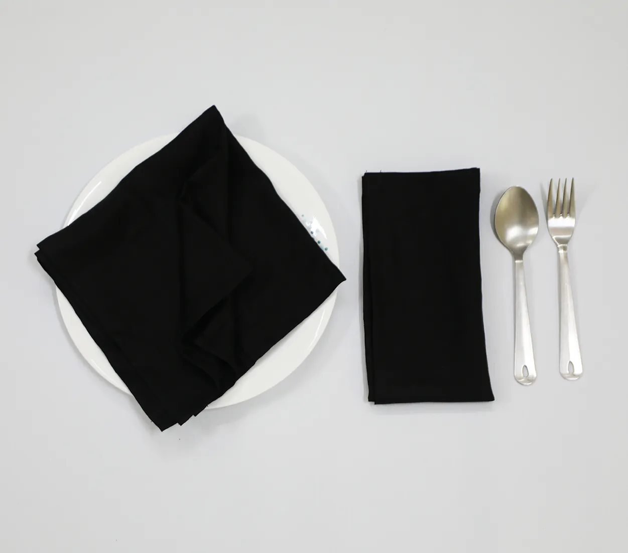 Black Fabric Napkin
