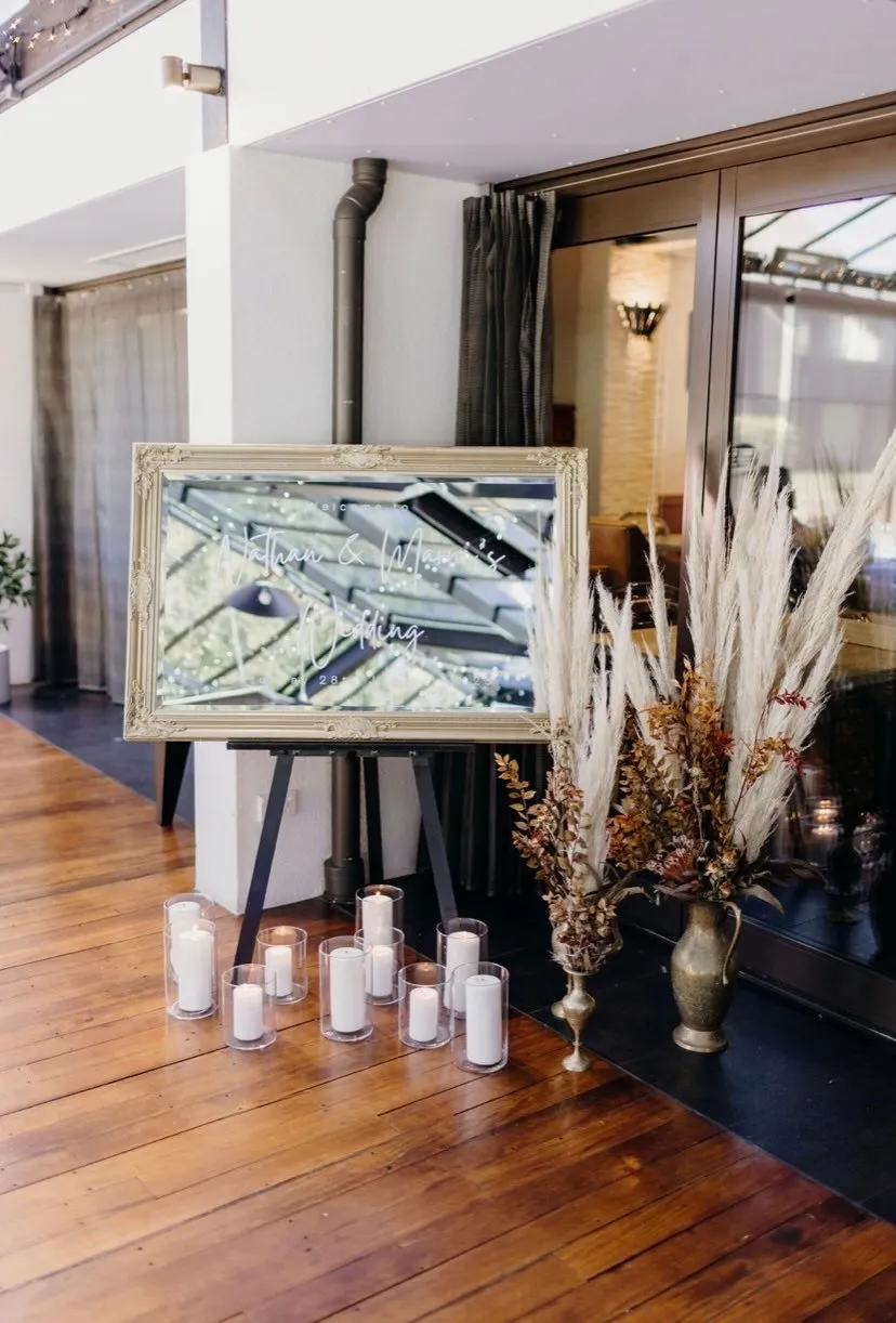 Large Gold Vintage Mirror