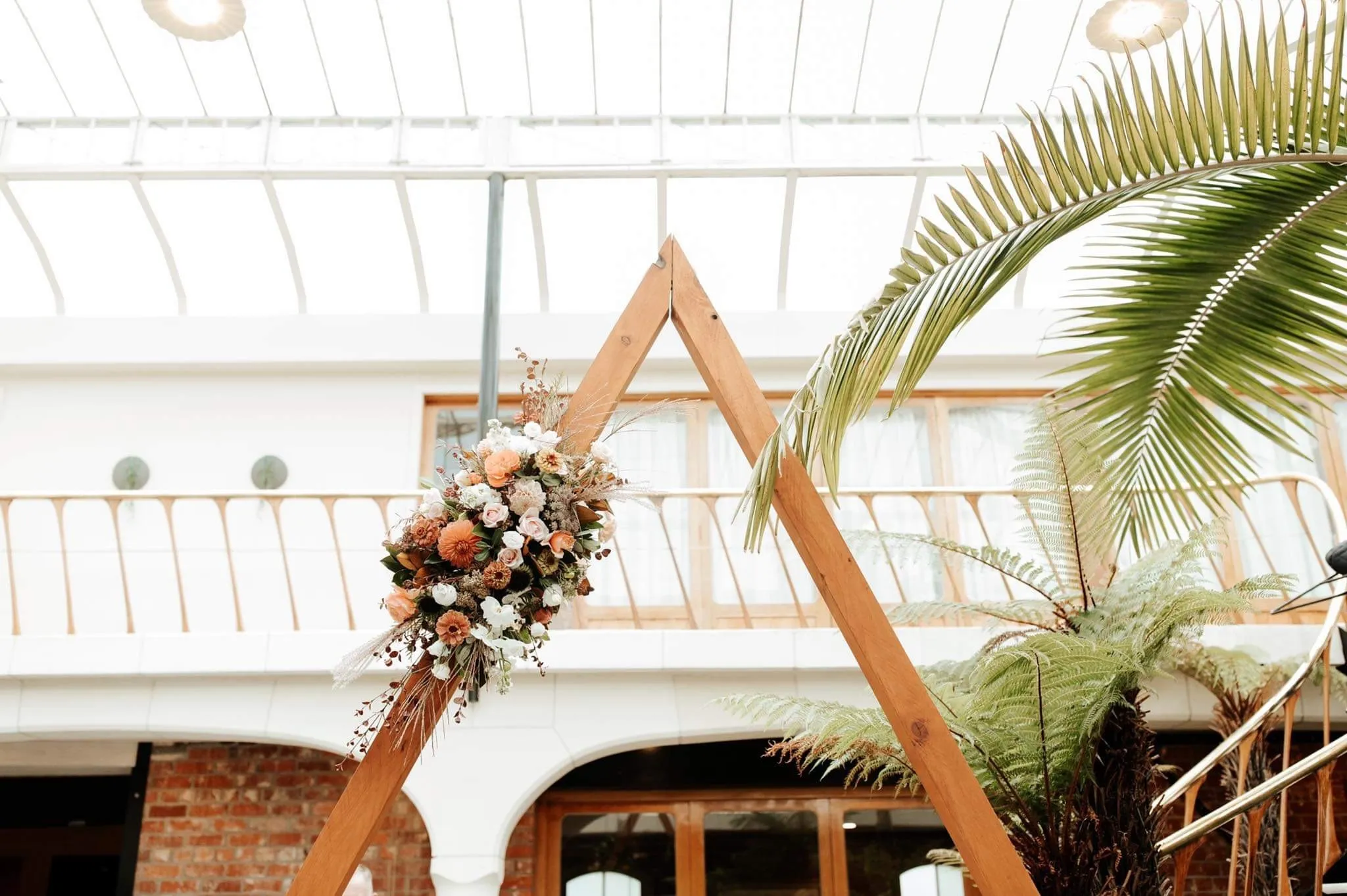 Wooden Triangle Archway