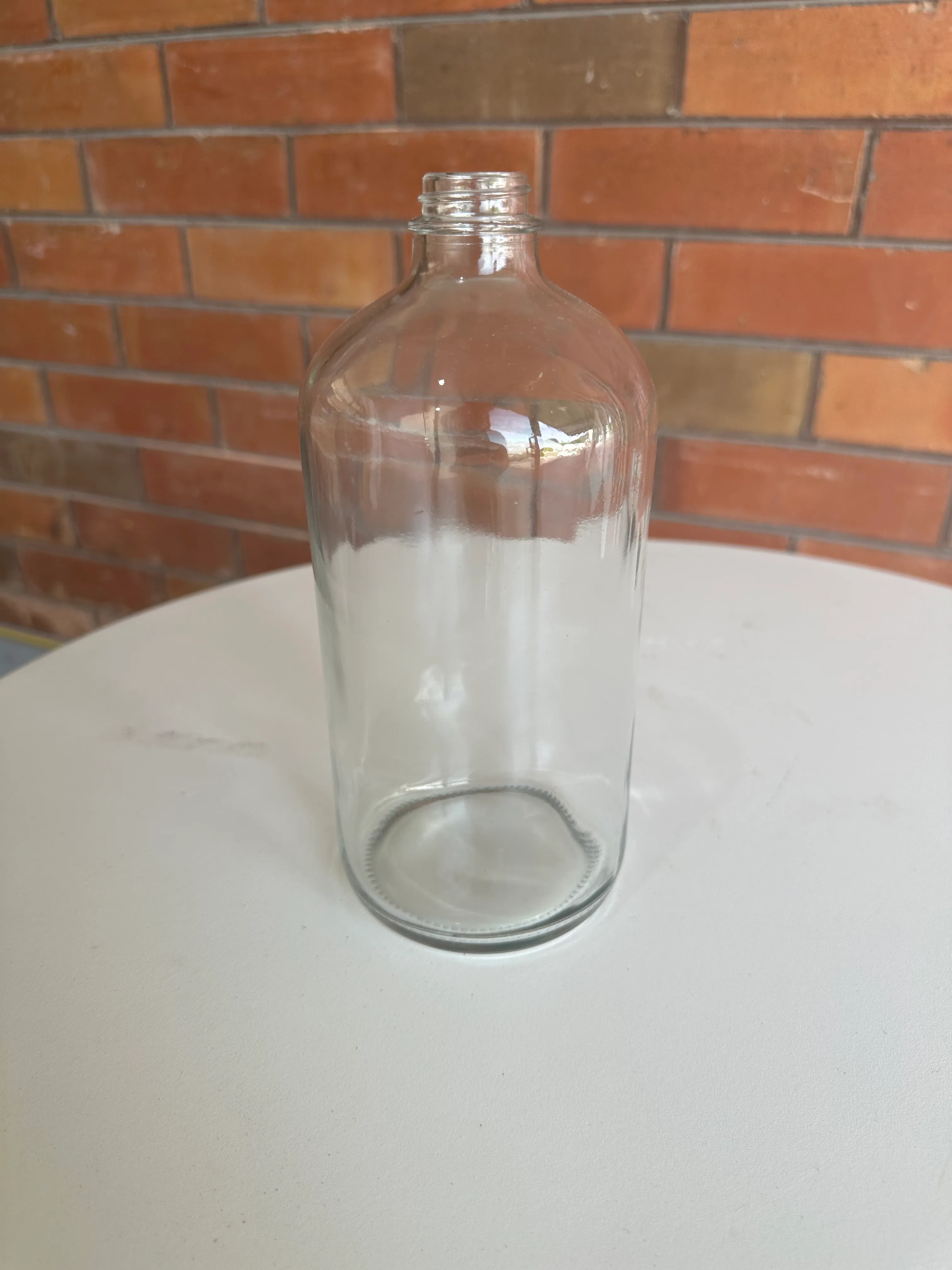 Clear Bottle Vase