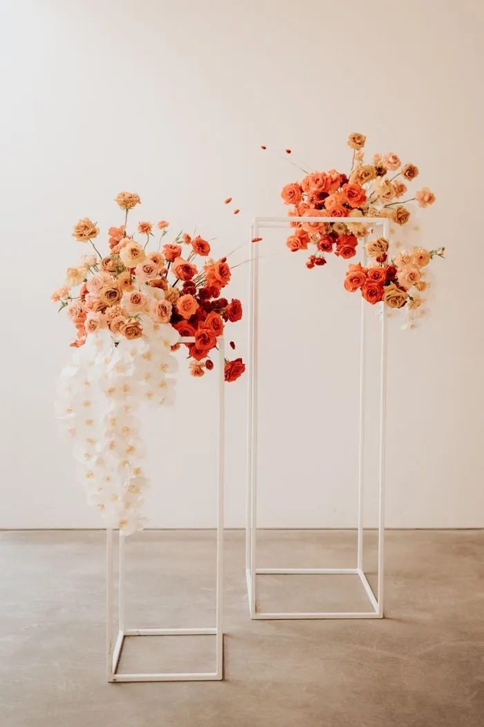 White Pedestal Frame