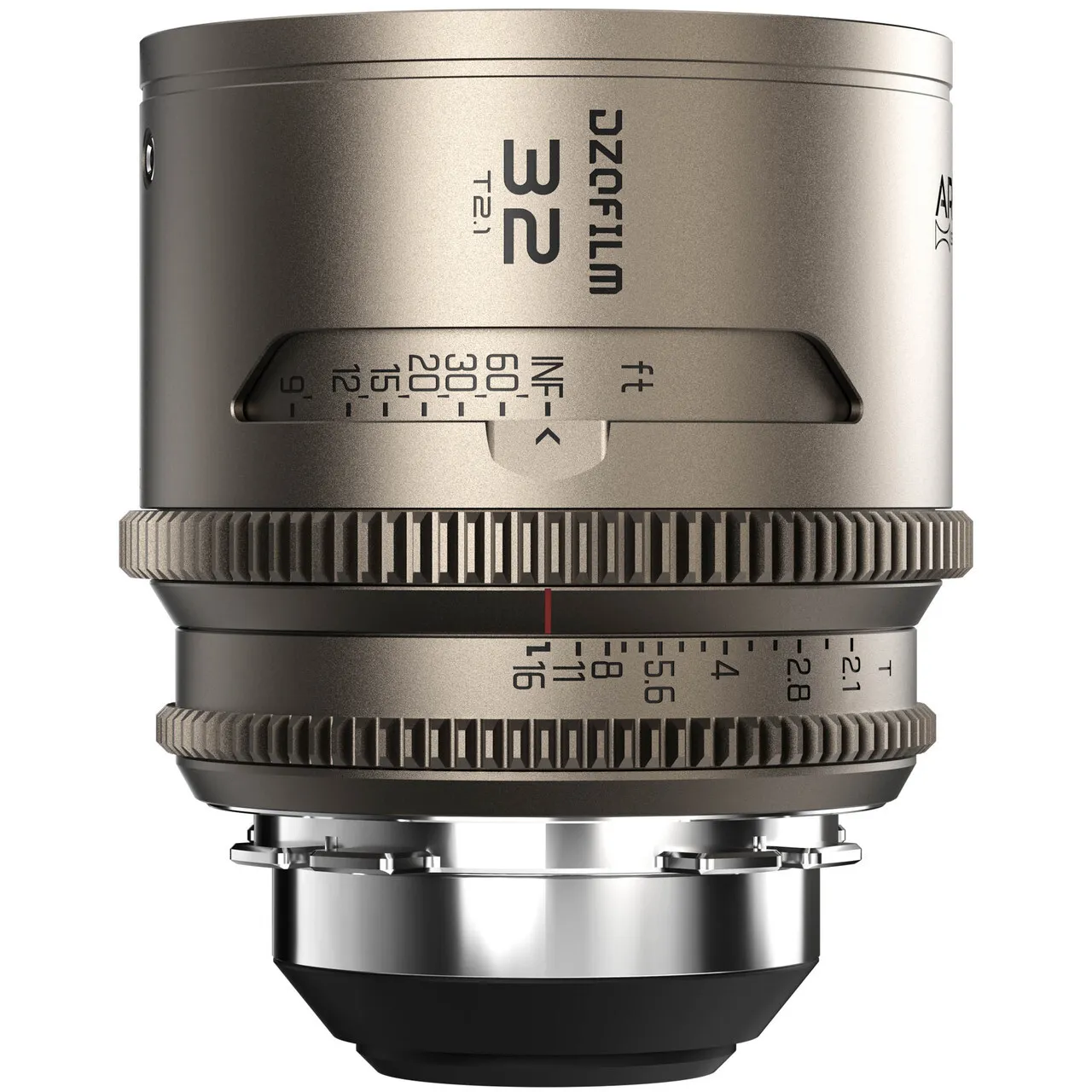 DZOFilm Arcana 32mm T2.1 1.5x Anamorphic Prime Lens (ARRI PL, Titanium, Imperial)