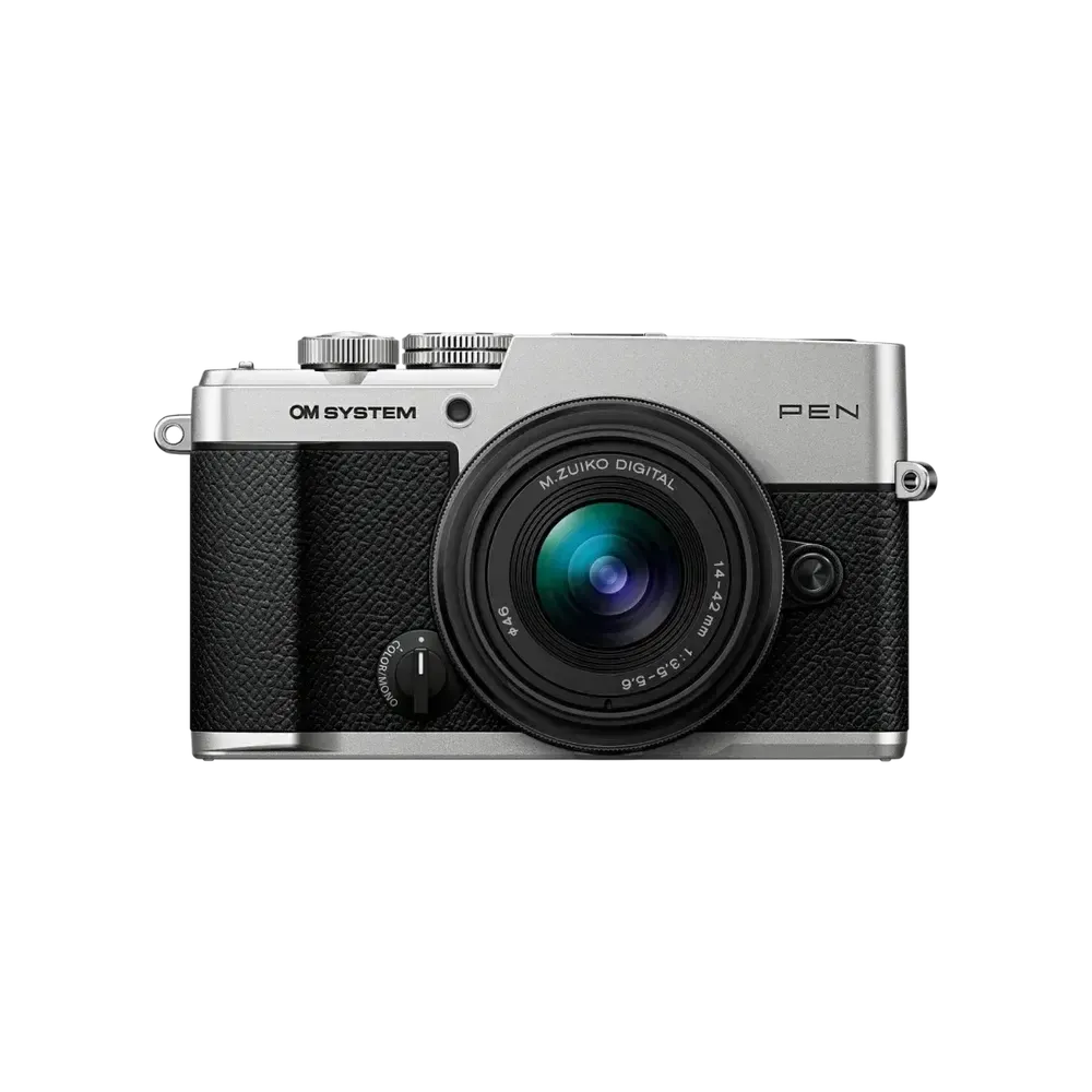 OM SYSTEM PEN Mirrorless Camera with 14-42mm III Lens