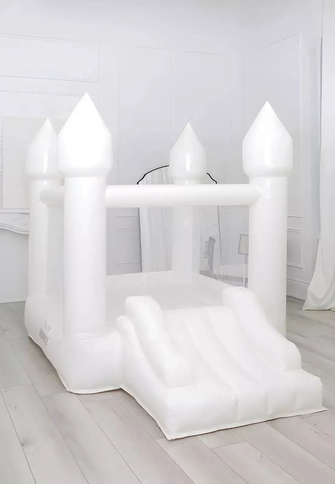 Mini White Bounce House