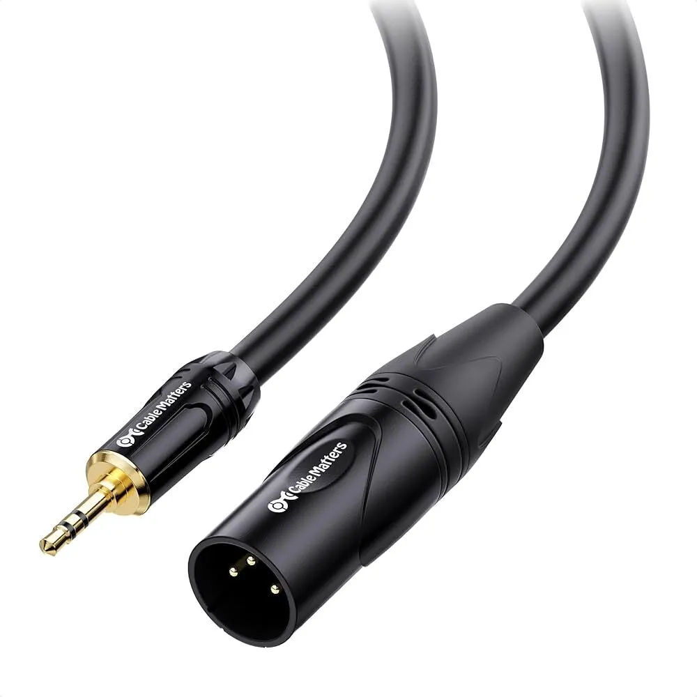 3.5mm to XLR M-F Cable 