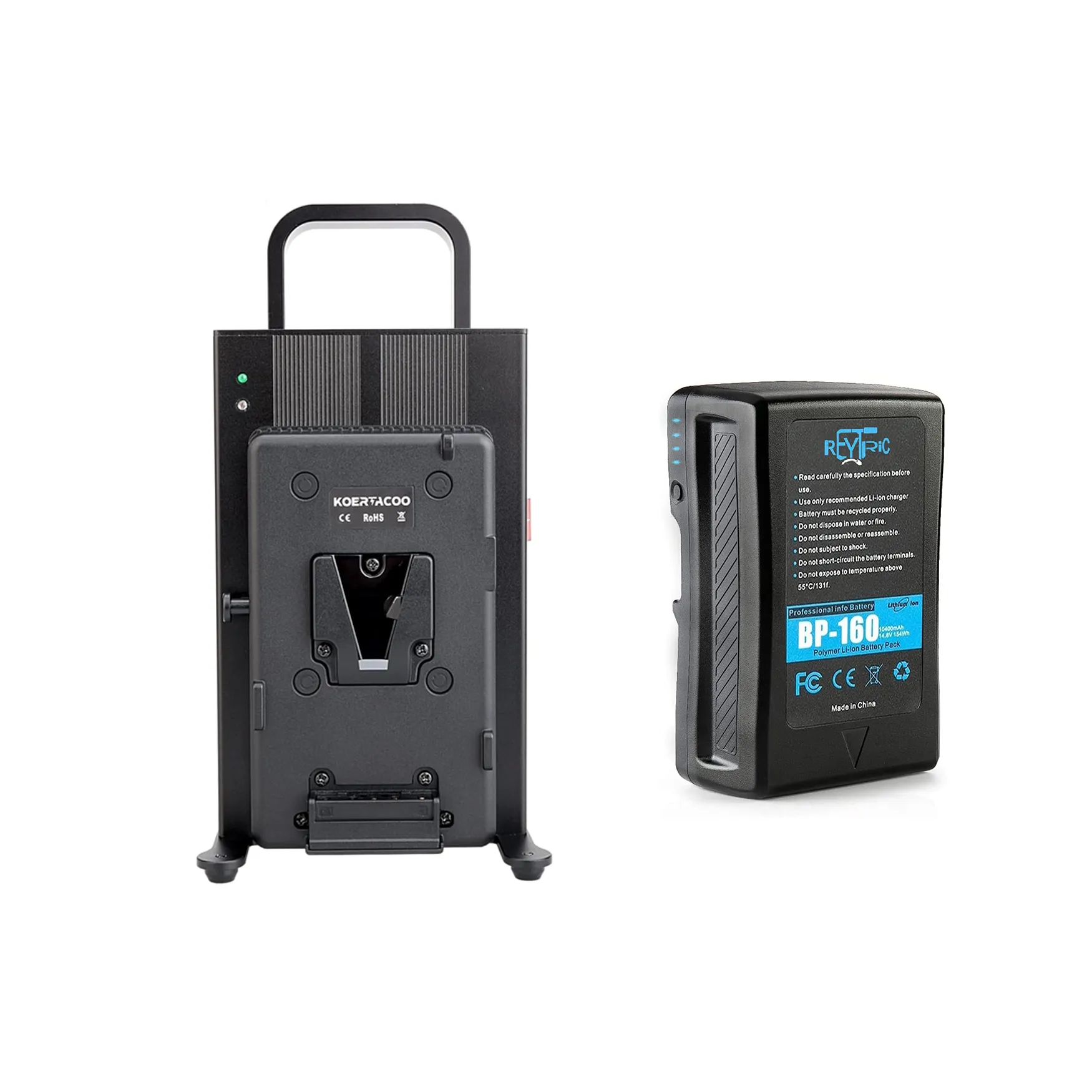 Dual Charger V-Mount Battery Kit ( Varying Quantity and Capacity )