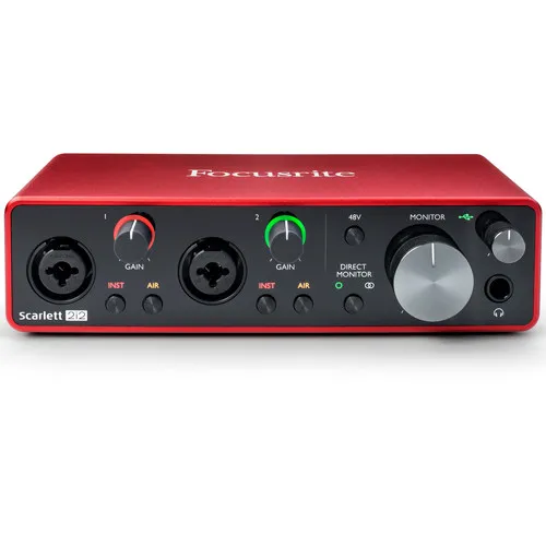 Focusrite Scarlett 2i2 USB Audio Interface