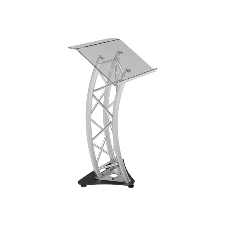 Plexi Top Triangular Curved Truss Lectern