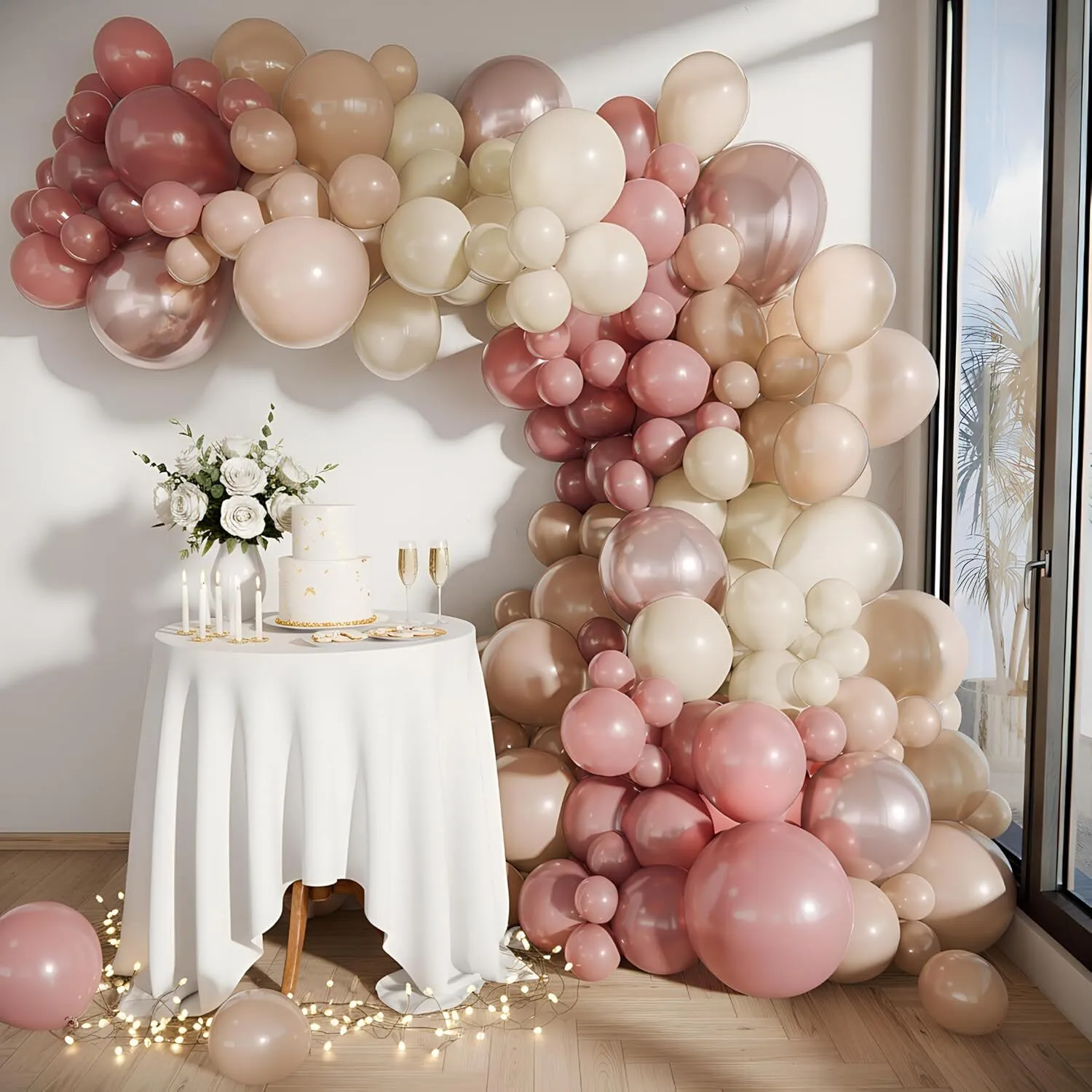 Balloon Garland Baby Shower, Gender Reveal, Birthday-Set up and installed