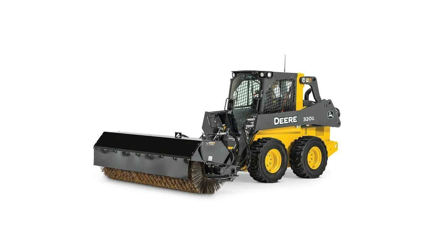 Skid Loader Broom Attachment