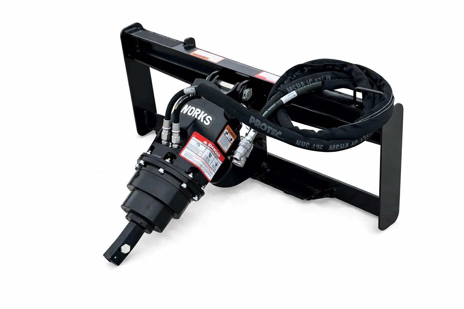 Skid Steer Auger Drive Attachment