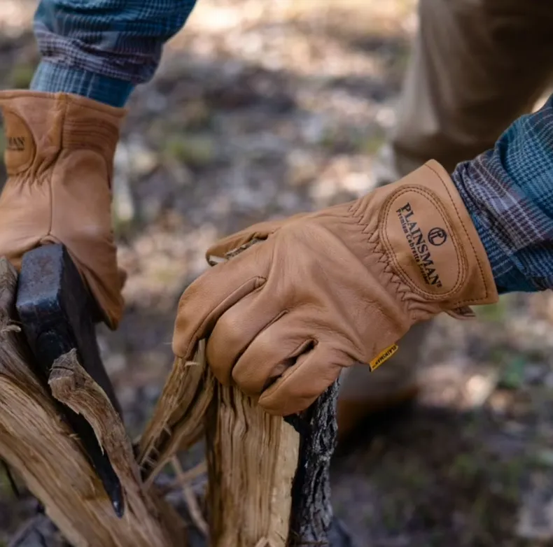 Plainsman Cabretta Leather Gloves (2 Pairs)