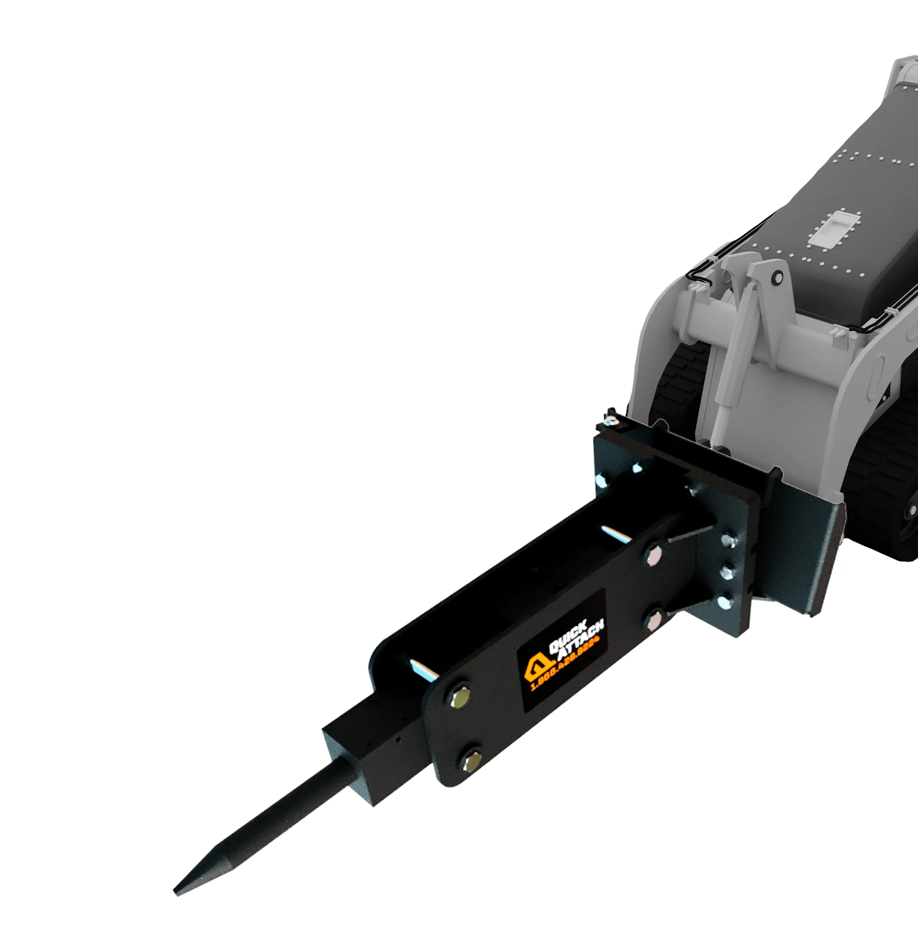 Small Skid Loader Breaker Attachment