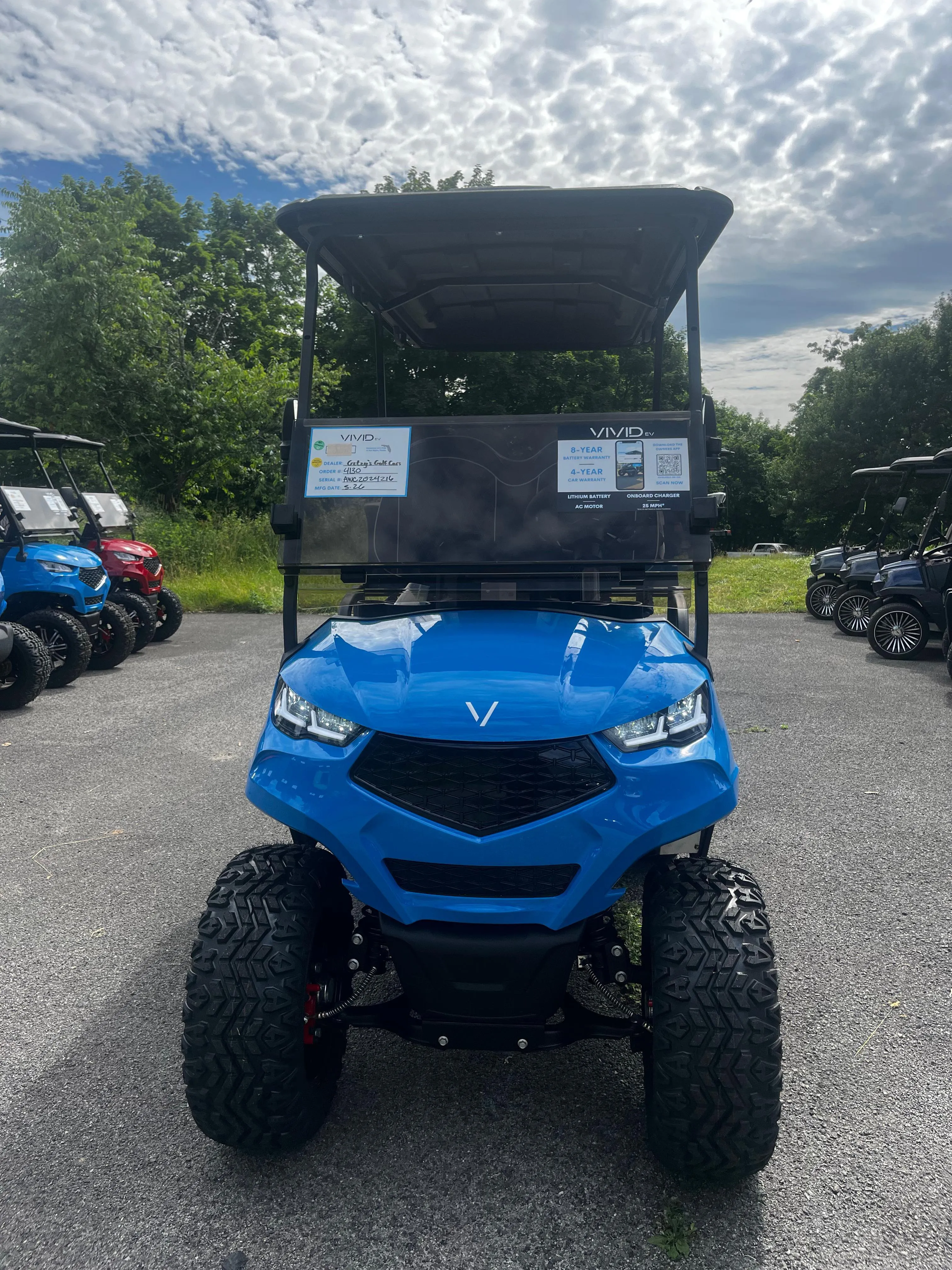 2025 VIVID EV 4 Passenger Lifted