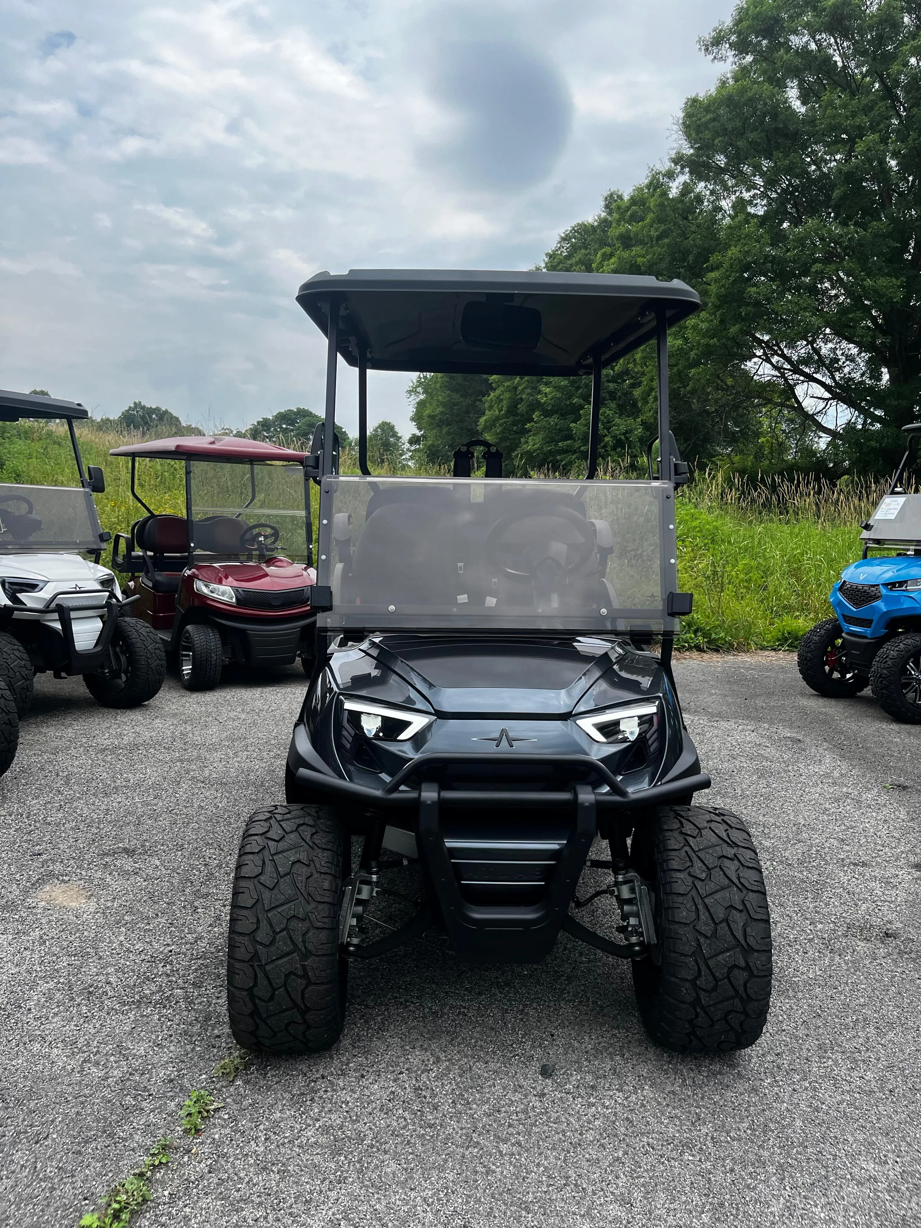 Gen 1 Atlas Cart 4 Passenger Lifted Charcoal 105Ah Brown