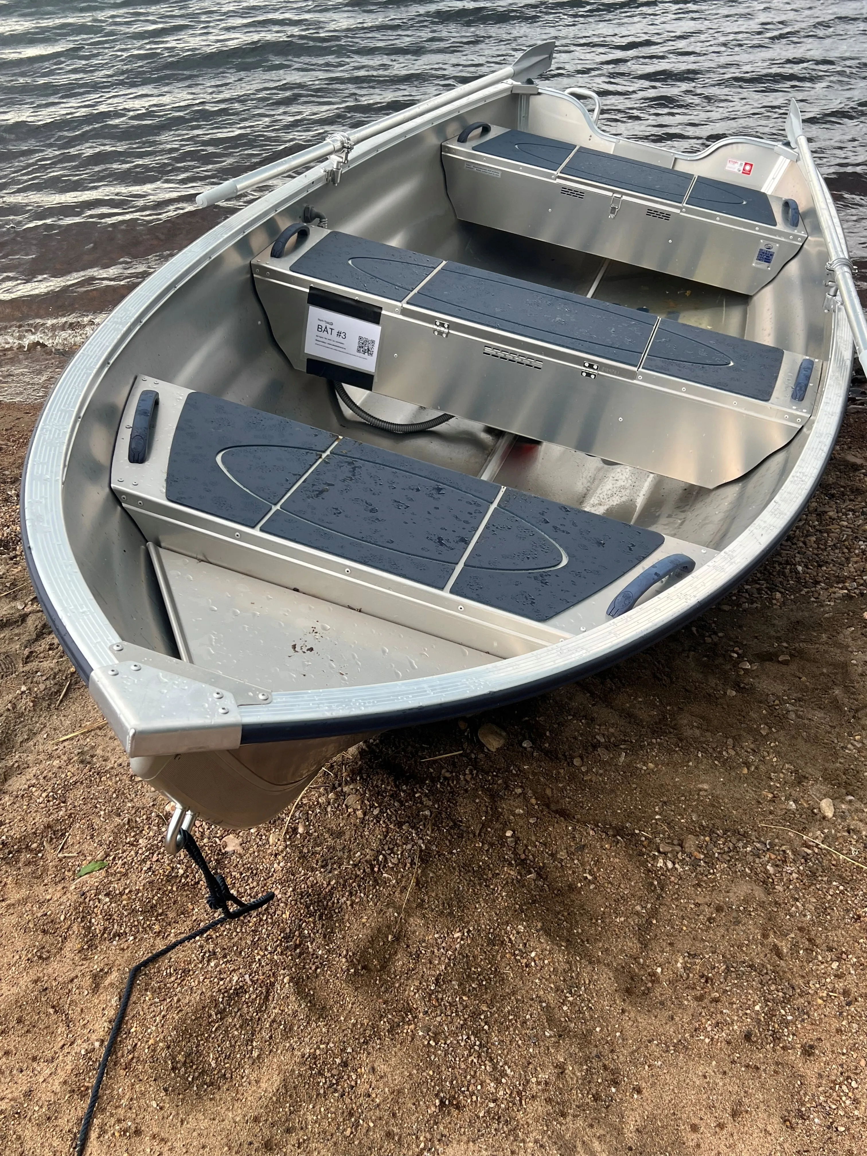 Boat with electric motor (No #3)