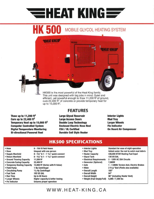 Heat King Ground Heater