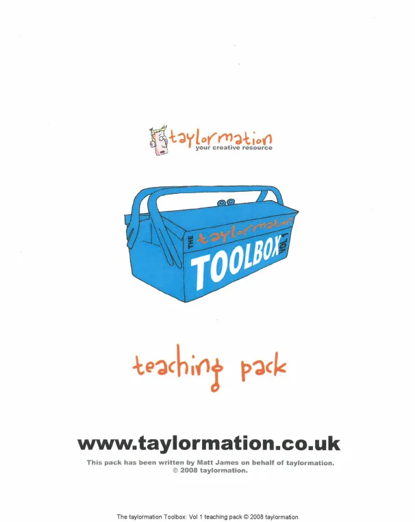 Taylormation Toolbox teaching pack