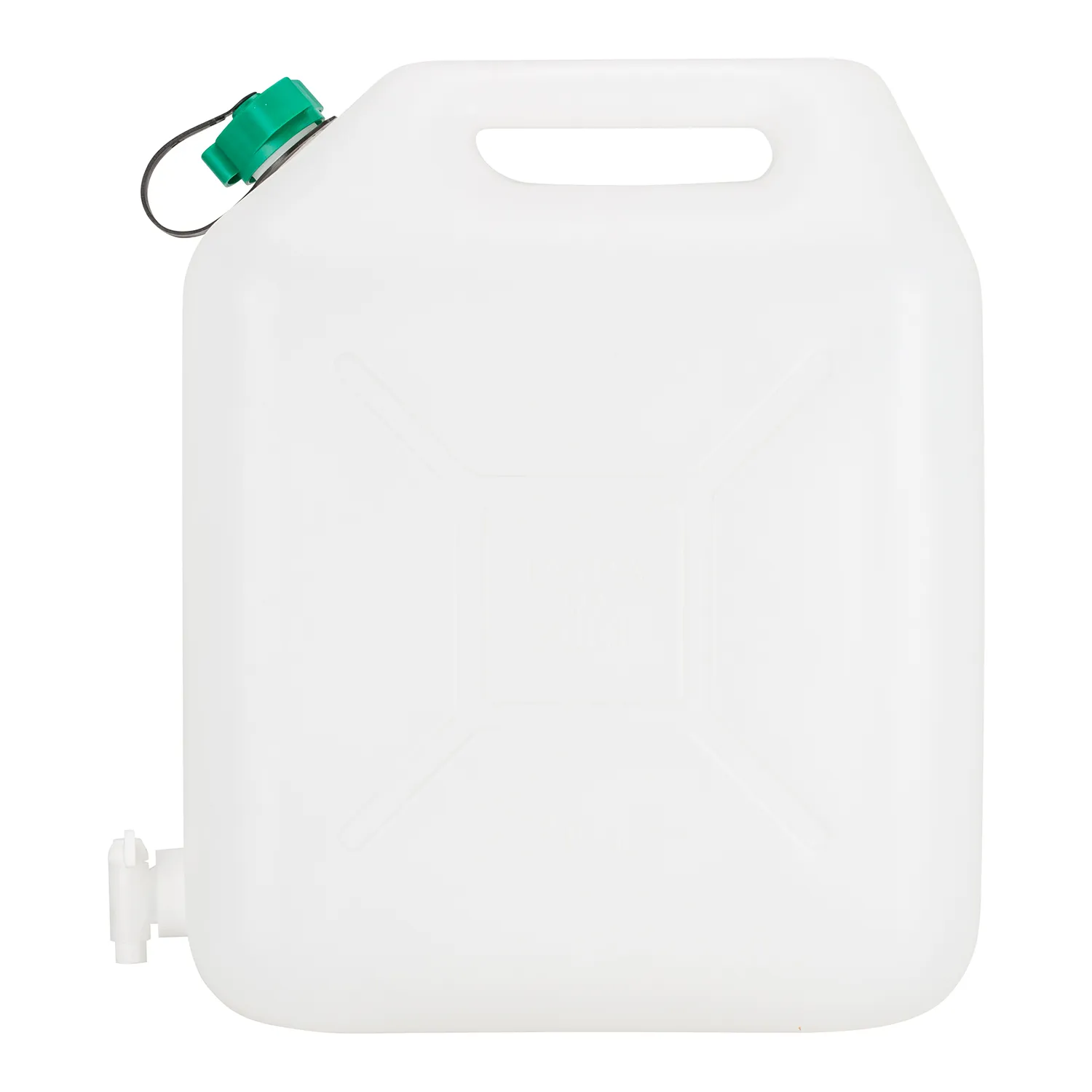 White Plastic Jerry Can 20L